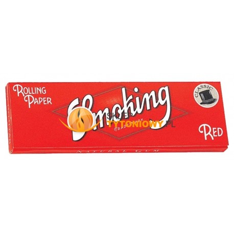 Bibułki SMOKING REGULAR RED (50 sztuk)