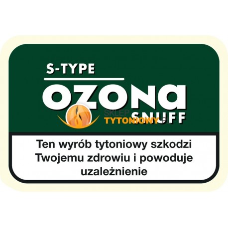 Tabaka OZONA S-TYPE SNUFF 10g.