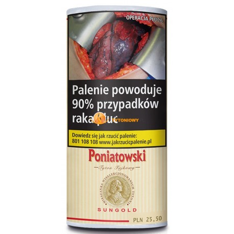 Tytoń PONIATOWSKI SUNGOLD 40g.