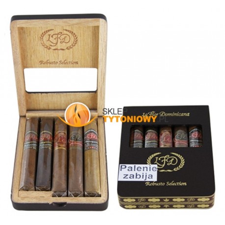 Cygaro LA FLOR DOMINICANA ROBUSTO SELECTIONS - sampler 5 cygar