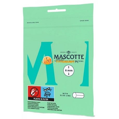 FILTRY MASCOTTE MENTHOL SLIM 6mm (120)