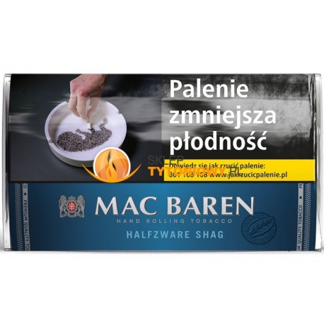 Tytoń MAC BAREN HALFZWARE 30g. Tytoń MAC BAREN HALFZWARE 30g.