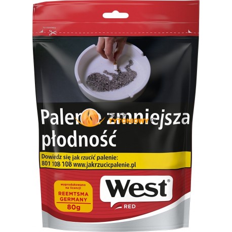 Tytoń WEST RED 75g.