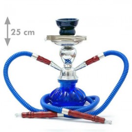 Fajka SHISHA OASIS AFRAH niebieska (4659) - 25 cm