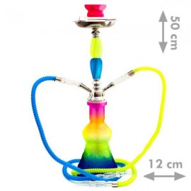 Fajka SHISHA OASIS HAIFA mix (9418) - 50 cm