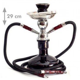 Fajka SHISHA OASIS MUNA czarna (7681) -29 cm