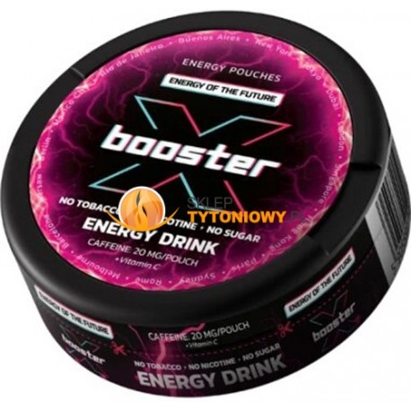 Woreczki kofeinowe X BOOSTER ENERGY DRINK 20mg