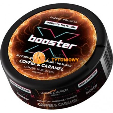 Woreczki kofeinowe X BOOSTER COFFEE & CARAMEL 20mg