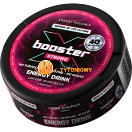 Woreczki kofeinowe X BOOSTER ENERGY DRINK 40mg