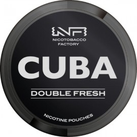 Woreczki nikotynowe CUBA BLACK DOUBLE FRESH 66mg