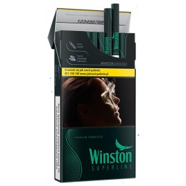 WINSTON BLACK GREEN SUPERLINE