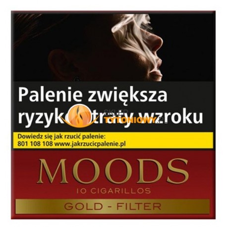 Cygaretki MOODS FILTER GOLDEN TASTE (10)