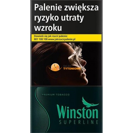WINSTON BLACK GREEN SUPERLINE
