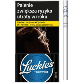 LUCKIES BLUE SUPERSLIMS