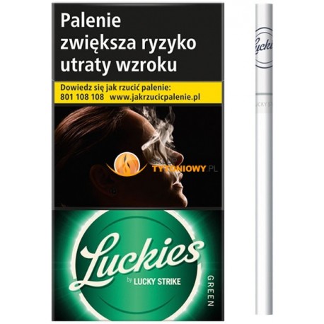 LUCKIES GREEN SUPERSLIMS