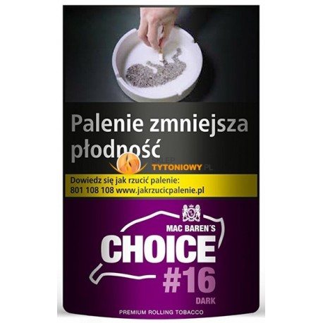 Tytoń MAC BAREN CHOICE 16 DARK 30g.