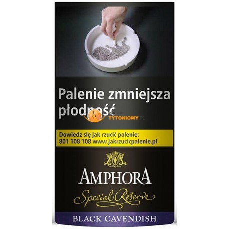Tytoń AMPHORA BLACK CAVENDISH 40g.