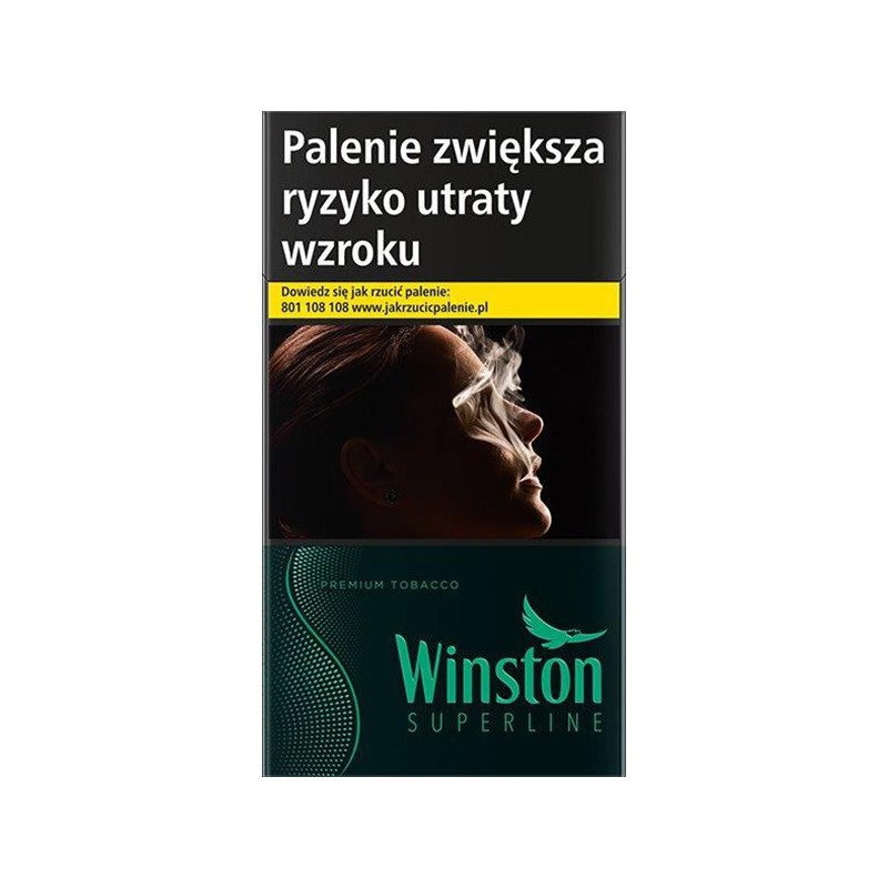 WINSTON BLACK GREEN SUPERLINE