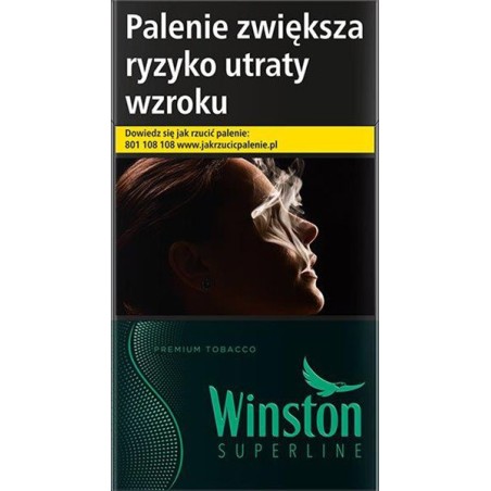 WINSTON BLACK GREEN SUPERLINE